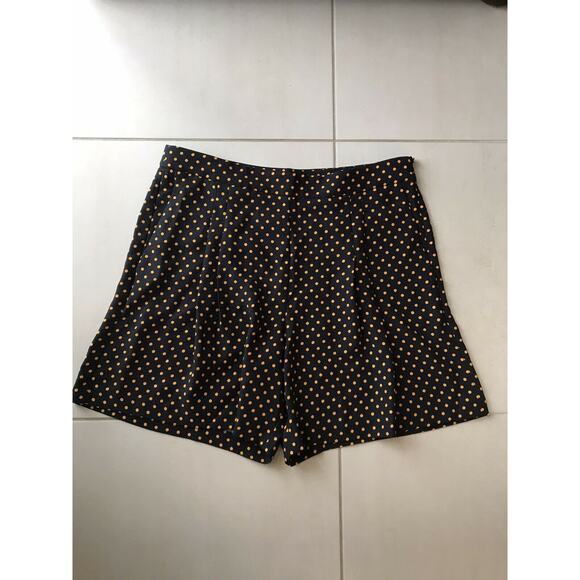 Ann Taylor High Waist Pleated Polka Dots Shorts - Picture 1 of 11